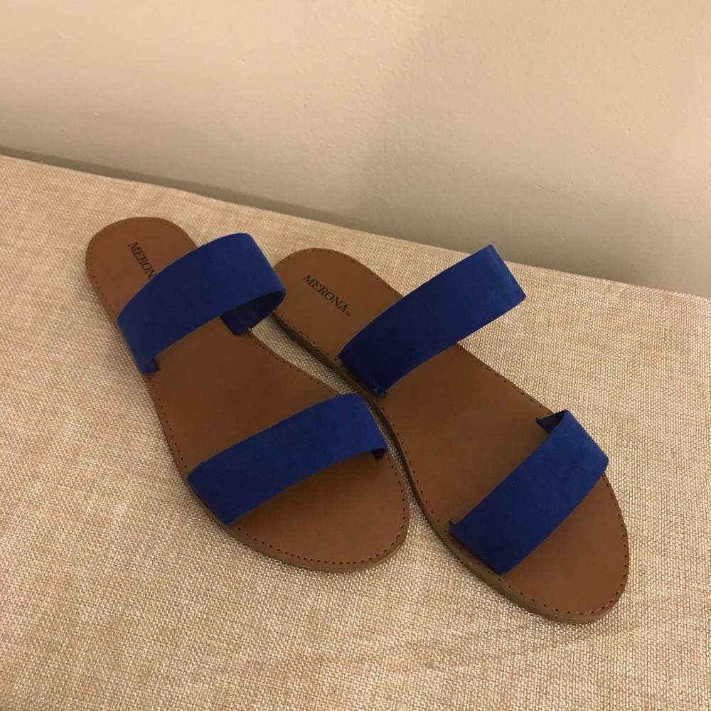 Blue Sandals